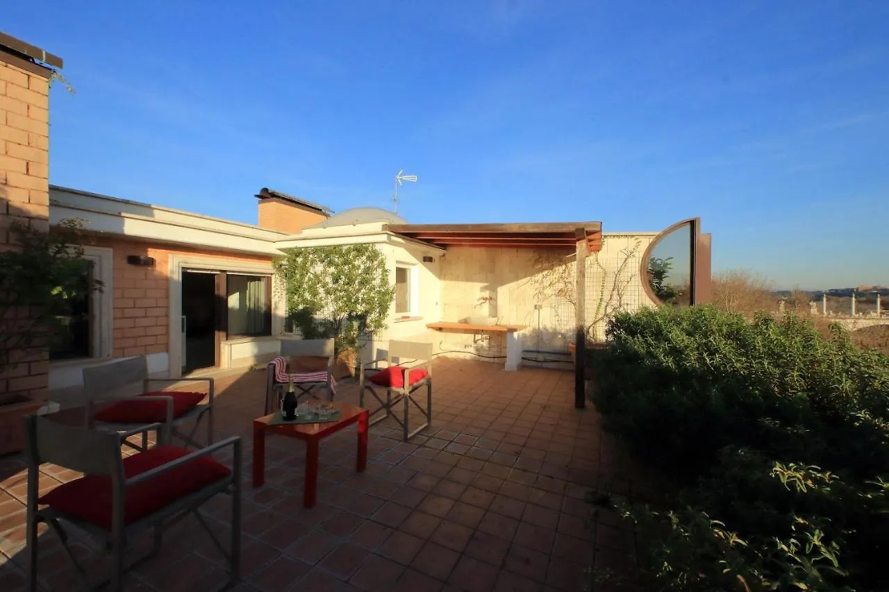 公寓 罗马Beautiful Loft In Ponte Milvio With Terrace公寓