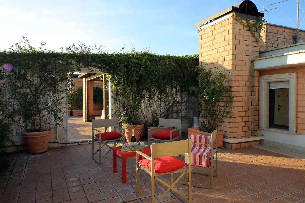 罗马Beautiful Loft In Ponte Milvio With Terrace公寓 0*, 罗马