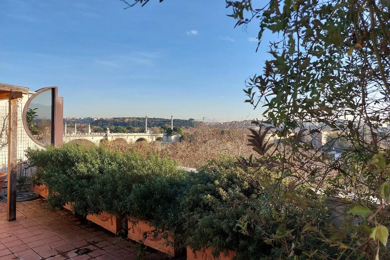罗马Beautiful Loft In Ponte Milvio With Terrace公寓 公寓 罗马