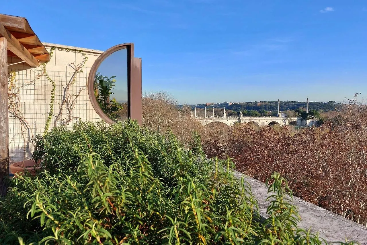 公寓 罗马Beautiful Loft In Ponte Milvio With Terrace公寓