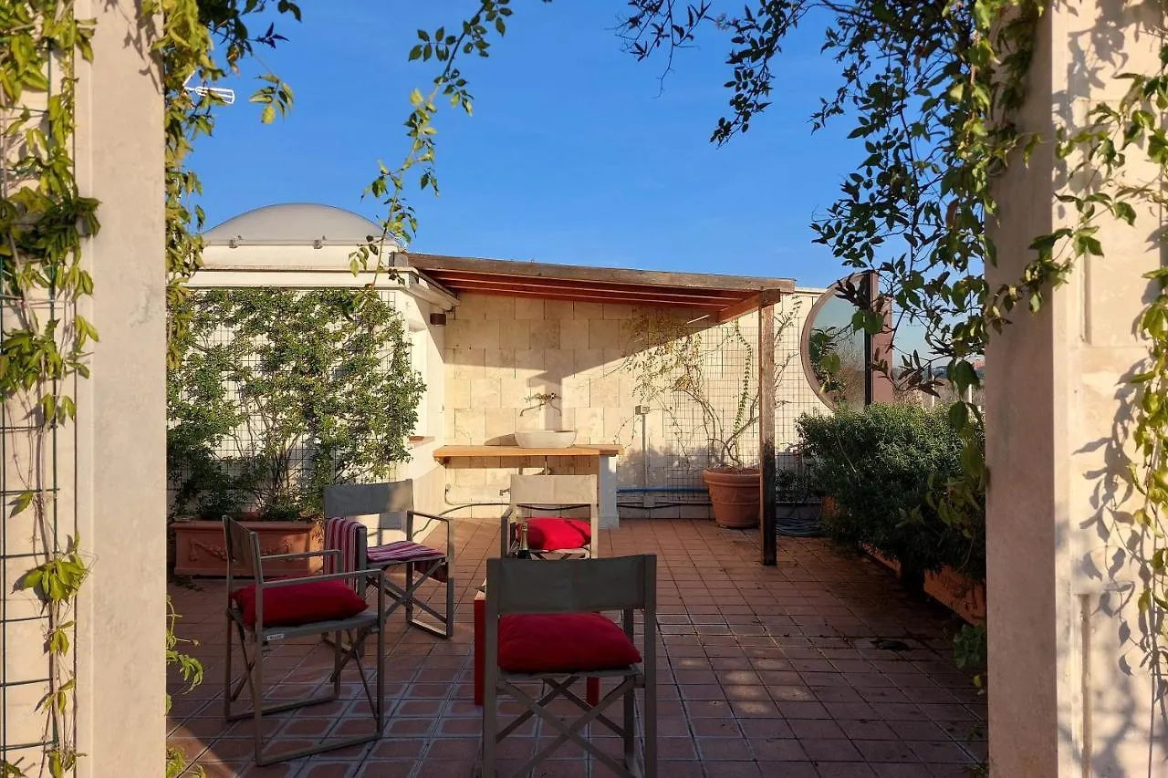 公寓 罗马Beautiful Loft In Ponte Milvio With Terrace公寓
