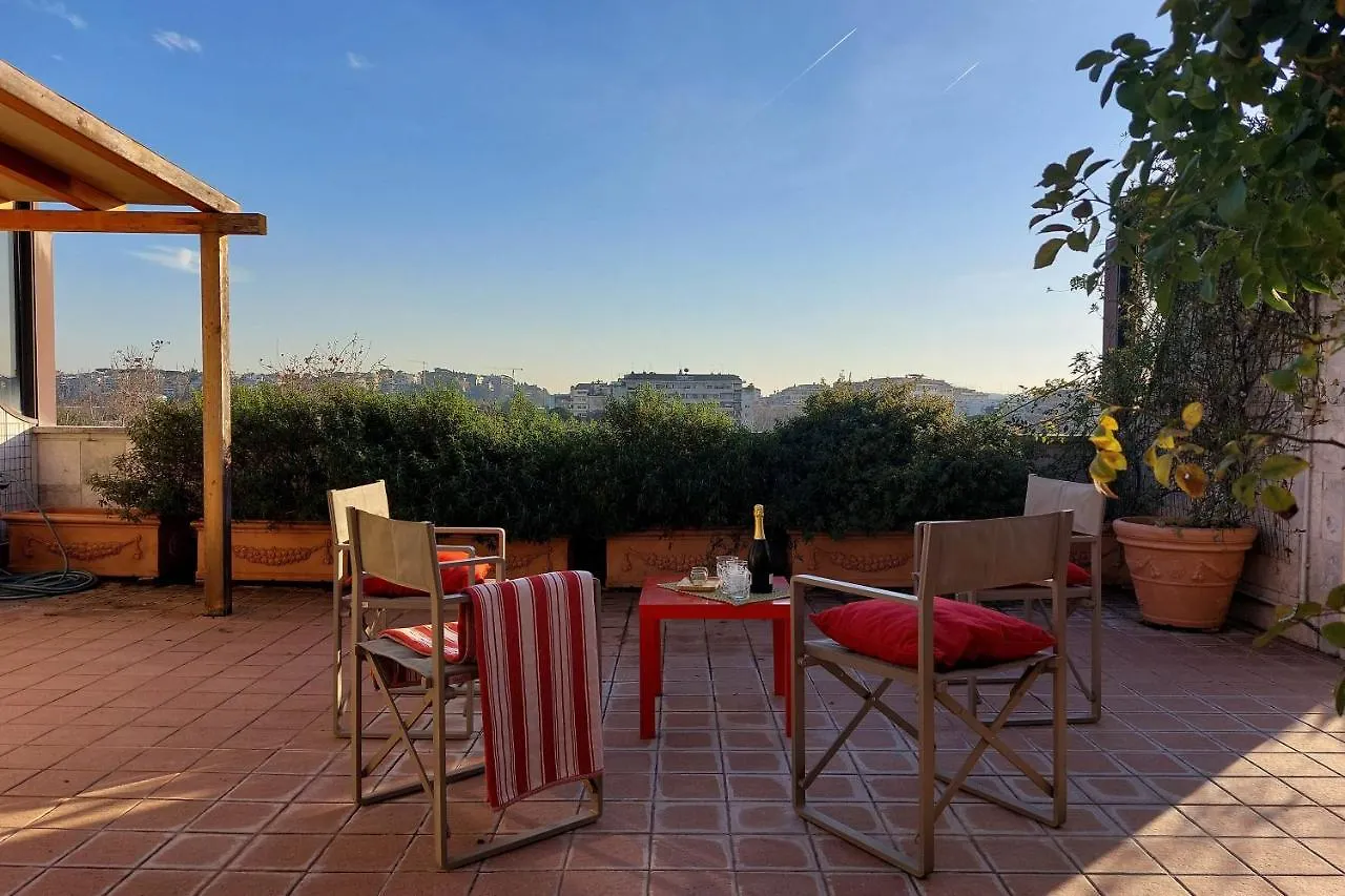 公寓 罗马Beautiful Loft In Ponte Milvio With Terrace公寓