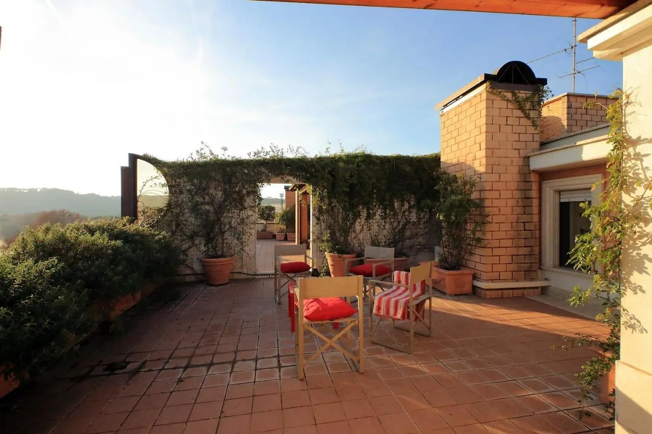 公寓 罗马Beautiful Loft In Ponte Milvio With Terrace公寓