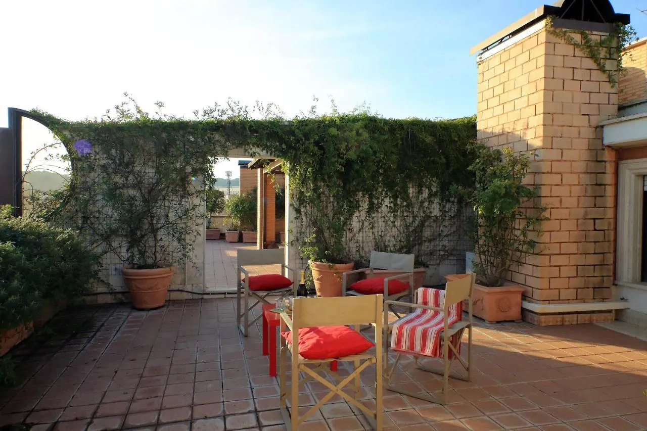 罗马Beautiful Loft In Ponte Milvio With Terrace公寓 意大利