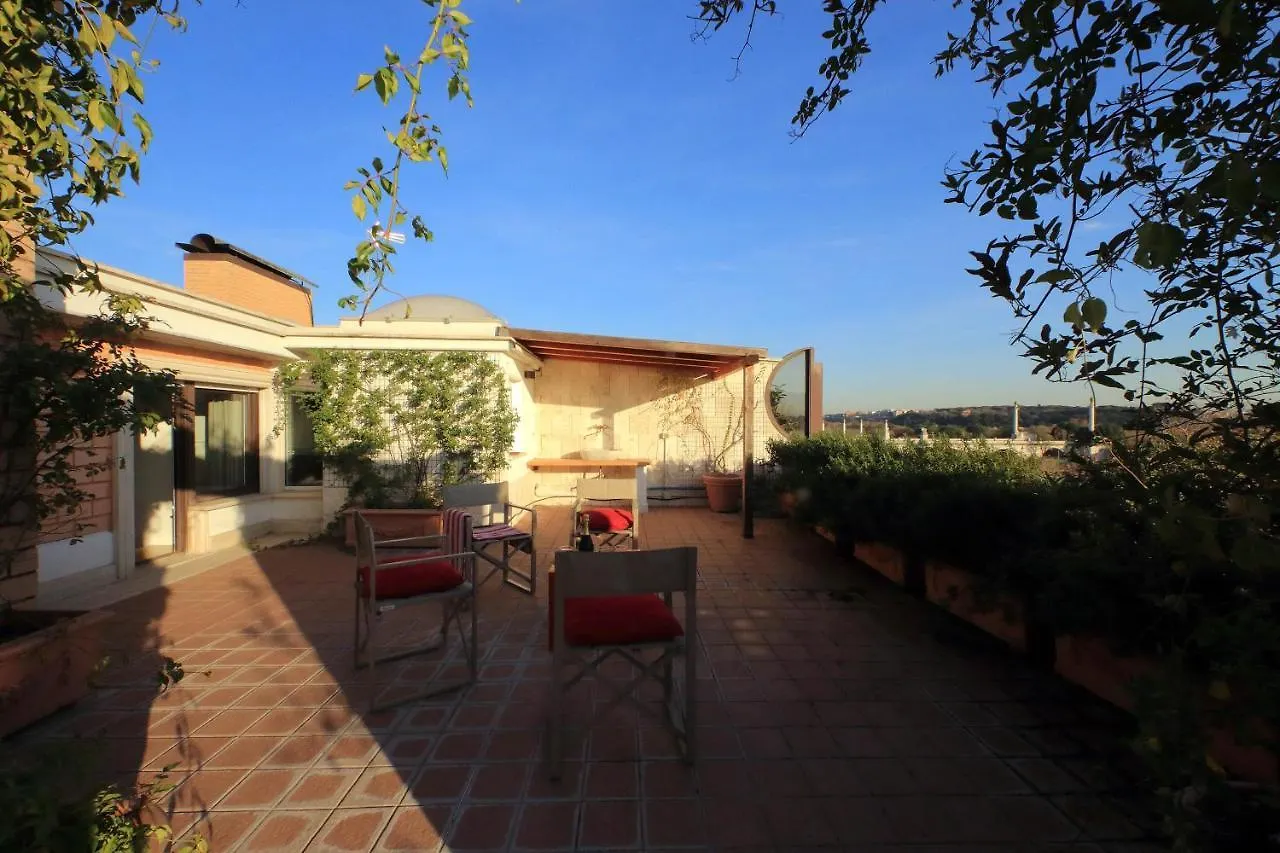 Appartamento Beautiful Loft In Ponte Milvio With Terrace Roma 0*,