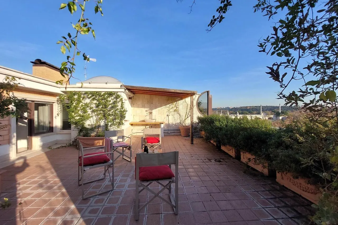 Beautiful Loft In Ponte Milvio With Terrace Apartment Rome 0*,  Italy