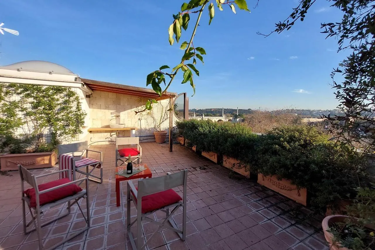 Beautiful Loft In Ponte Milvio With Terrace Apartment Rome