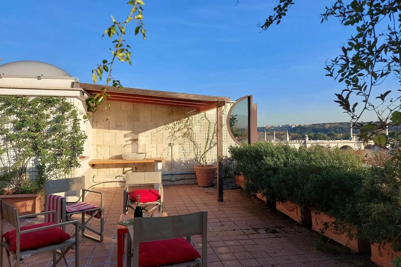 Beautiful Loft In Ponte Milvio With Terrace Apartment Rome